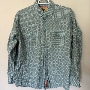 Cinch pearl snap men’s large long sleeved shirt